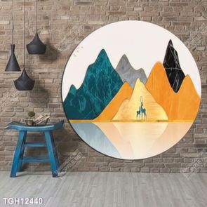 Tranh ghép tráng gương treo trang trí tường