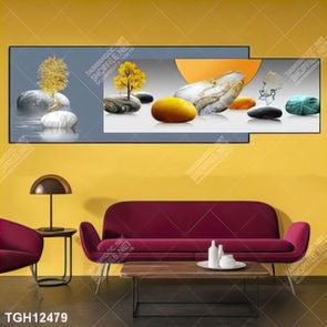 Tranh canvas decor phòng khách đẹp hiện đại