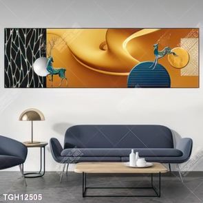 Tranh ghép 3d in vải canvas
