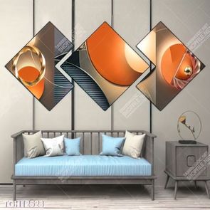 Tranh treo tường ghép bộ nhiều tấm đẹp hiện đại