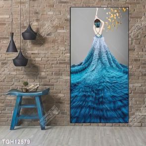 Tranh decor phong cách nội thất tối giản