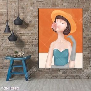 Tranh canvas decor phòng khách đẹp hiện đại