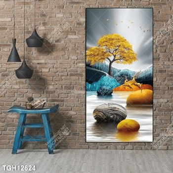 Tranh ghép tráng gương treo trang trí tường