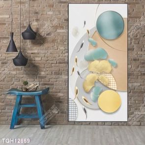 Tranh canvas decor phòng khách đẹp hiện đại