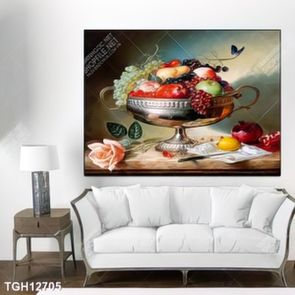 Tranh ghép tôn vẻ đẹp mảng tường trắng
