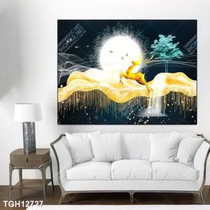 Tranh decor phong cách nội thất tối giản