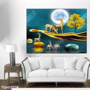 Tranh ghép tráng gương treo trang trí tường