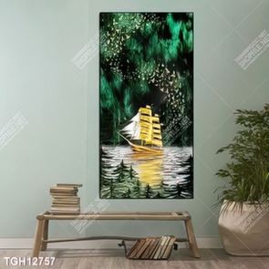 Tranh treo phòng khách đẹp ghép bộ