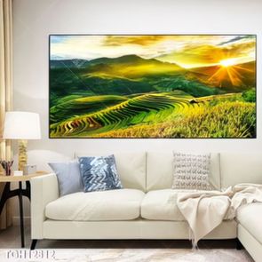 Tranh decor phong cách nội thất tối giản