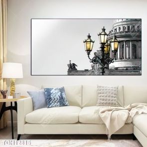 Tranh canvas decor phòng khách đẹp hiện đại
