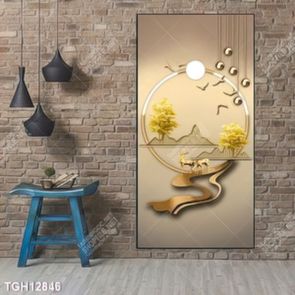 Tranh ghép theo bộ trang trí tường nhà độc đáo
