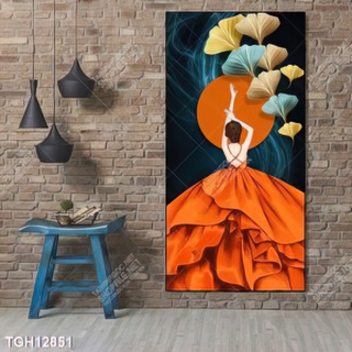Tranh decor phong cách nội thất tối giản