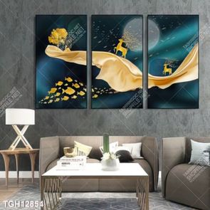Tranh canvas decor phòng khách đẹp hiện đại