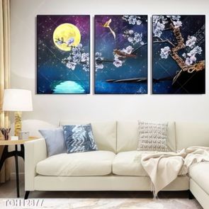 Tranh canvas decor phòng khách đẹp hiện đại