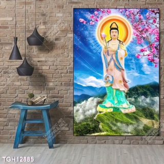 Tranh ghép 3d in vải canvas