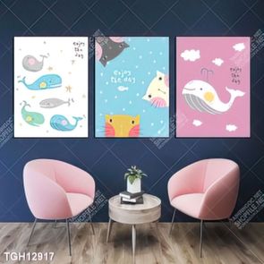 Tranh treo tường 3D đẹp cho phòng khách hiện đại