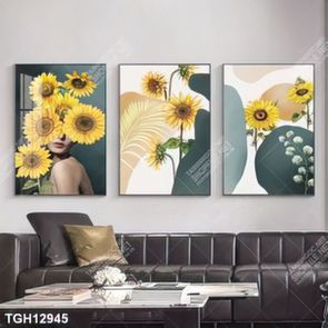 Tranh treo tường ghép bộ nhiều tấm đẹp hiện đại