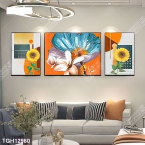 Tranh treo tường 3D đẹp cho phòng khách hiện đại