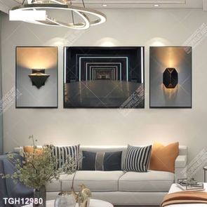 Tranh canvas decor phòng khách đẹp hiện đại