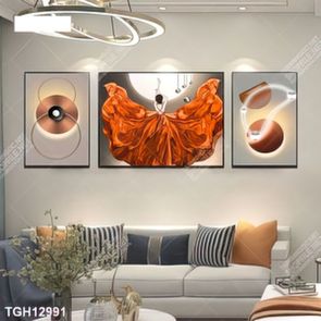 Tranh treo tường ghép bộ nhiều tấm đẹp hiện đại