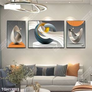 Tranh ghép 3d in vải canvas