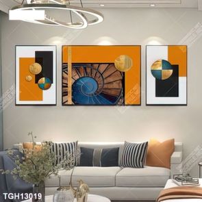 Tranh decor phong cách nội thất tối giản