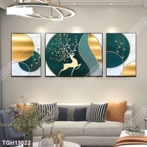 Tranh canvas decor phòng khách đẹp hiện đại