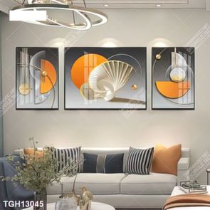 Tranh ghép 3d in vải canvas
