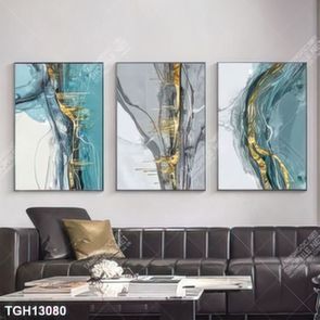 Tranh decor phong cách nội thất tối giản