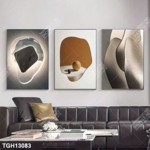 Tranh canvas decor phòng khách đẹp hiện đại