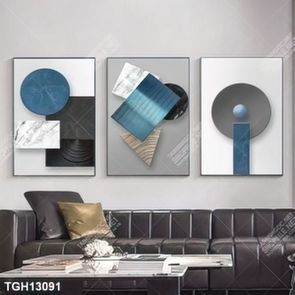 Tranh ghép 3d in vải canvas