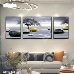 Tranh ghép tráng gương treo trang trí tường