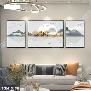 Tranh treo tường ghép bộ nhiều tấm đẹp hiện đại