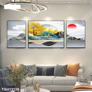 Tranh treo tường phòng khách đẹp, sang trọng và hiện đại