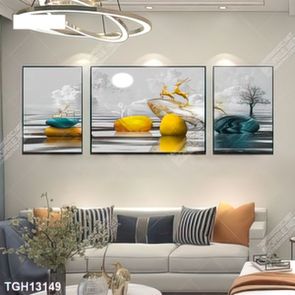 Tranh ghép tráng gương treo trang trí tường