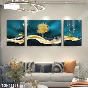 Tranh treo tường ghép bộ nhiều tấm đẹp hiện đại
