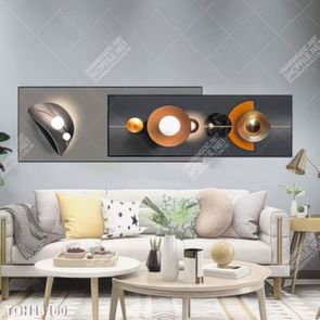Tranh ghép theo bộ trang trí tường nhà độc đáo