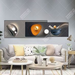Tranh decor phong cách nội thất tối giản