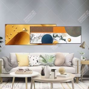 Tranh ghép theo bộ trang trí tường nhà độc đáo