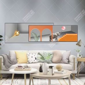 Tranh ghép 3d in vải canvas