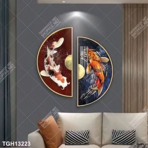 Tranh canvas decor phòng khách đẹp hiện đại