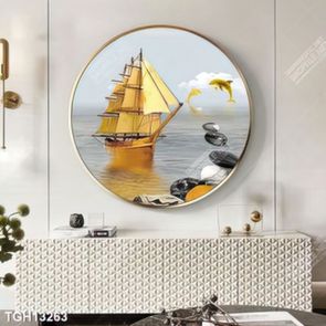 Tranh treo tường 3D đẹp cho phòng khách hiện đại