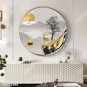 Tranh canvas decor phòng khách đẹp hiện đại