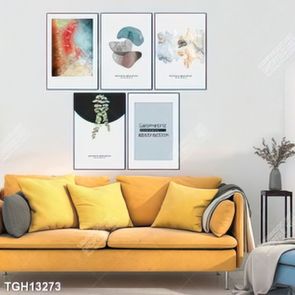 Tranh ghép 3d in vải canvas