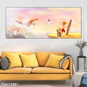 Tranh decor nghệ thuật đẹp