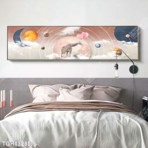 Tranh ghép 3d in vải canvas