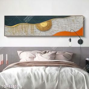 Tranh ghép tôn vẻ đẹp mảng tường trắng
