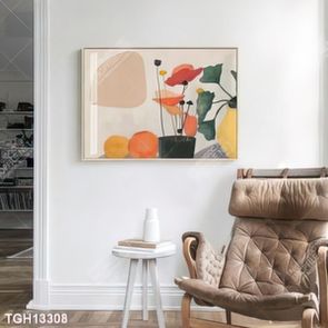 Tranh canvas decor phòng khách đẹp hiện đại