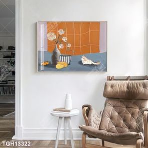 Tranh ghép theo bộ trang trí tường nhà độc đáo
