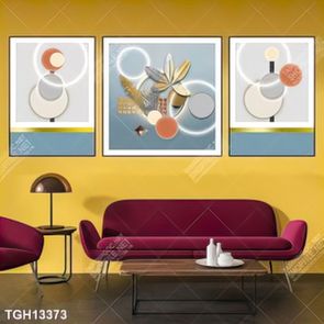 Tranh canvas decor phòng khách đẹp hiện đại